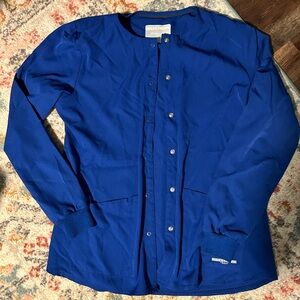 Blue Women's scrub Jacket